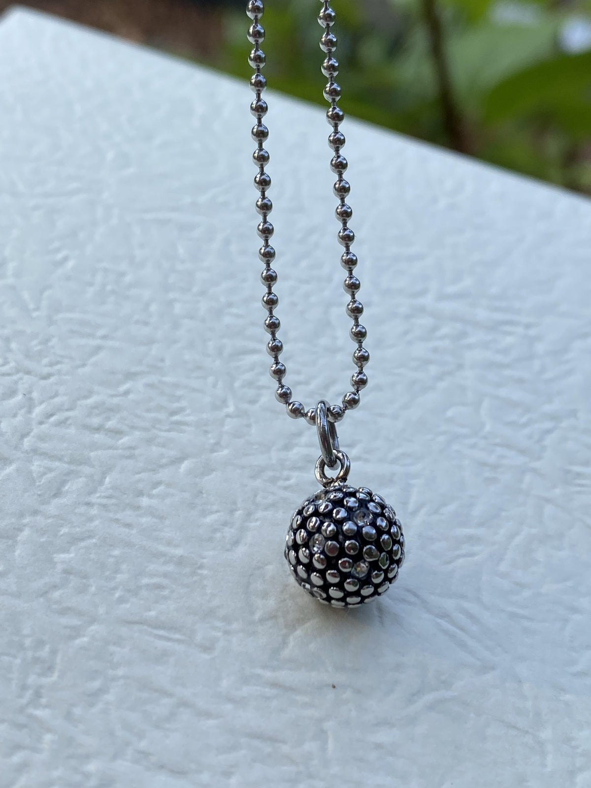 Honeycom Necklace Stainless Steel