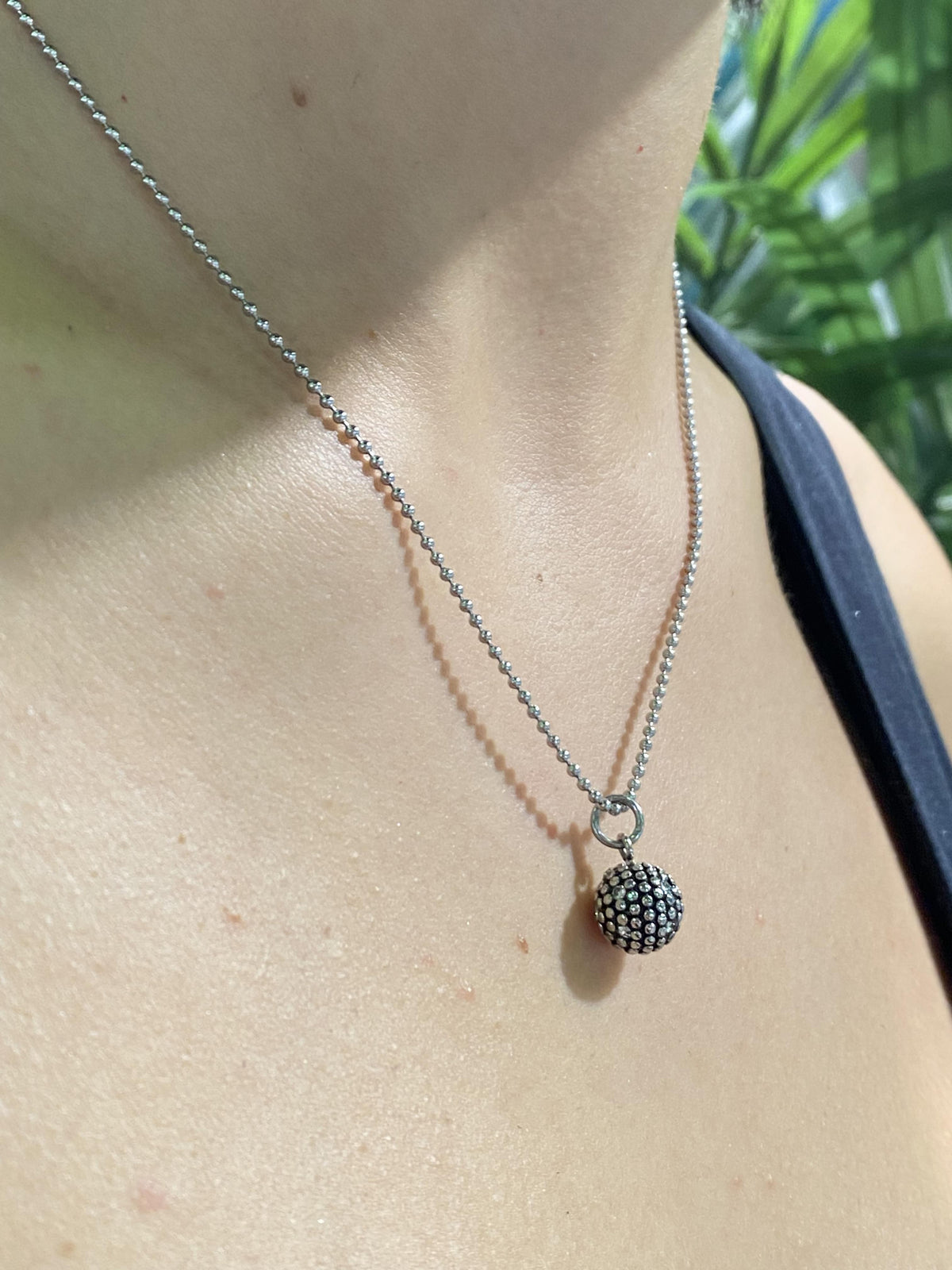 Honeycom Necklace Stainless Steel