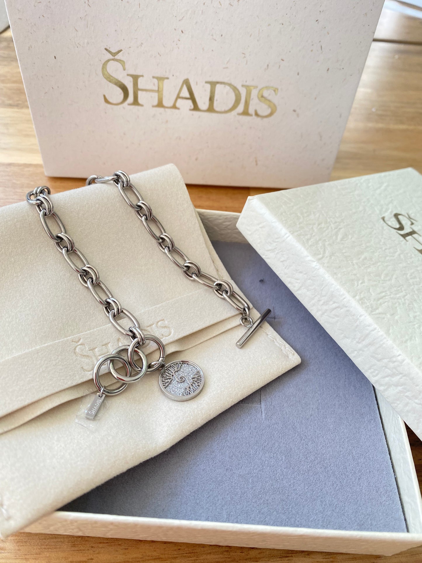 Stainless Steel Tree of Life Bracelet