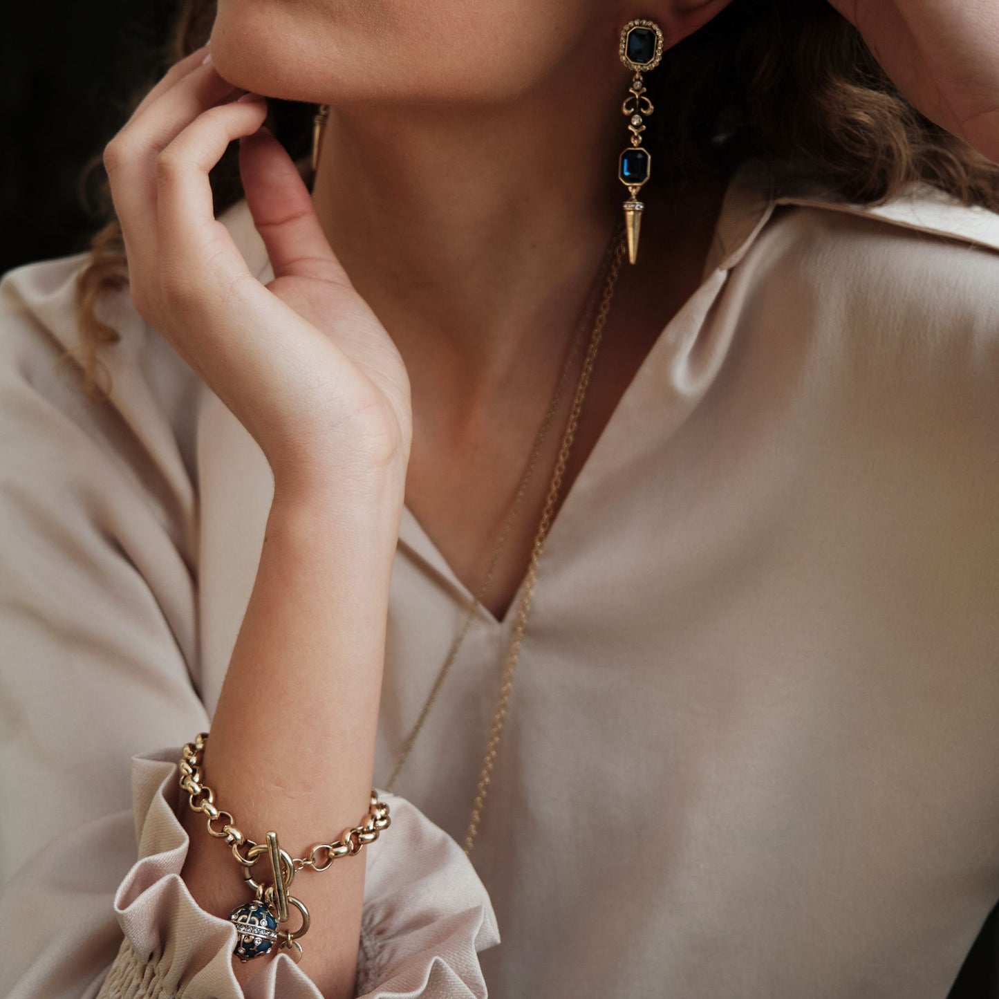 Blue tones Earrings