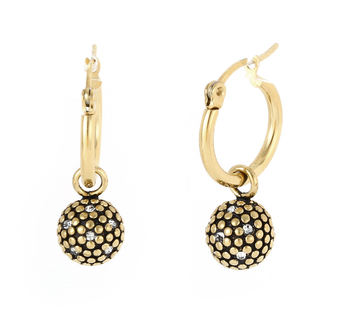 Honeycom Earrings Stainless Steel