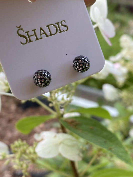 Honeycom Earrings Stud Stainless Steel