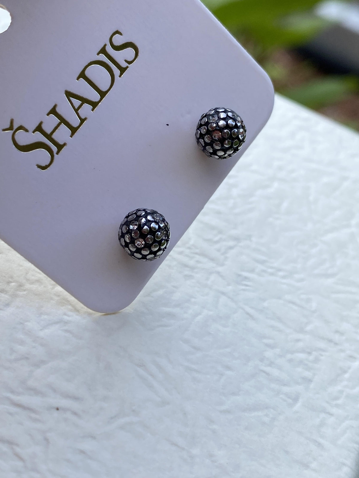 Honeycom Earrings Stud Stainless Steel
