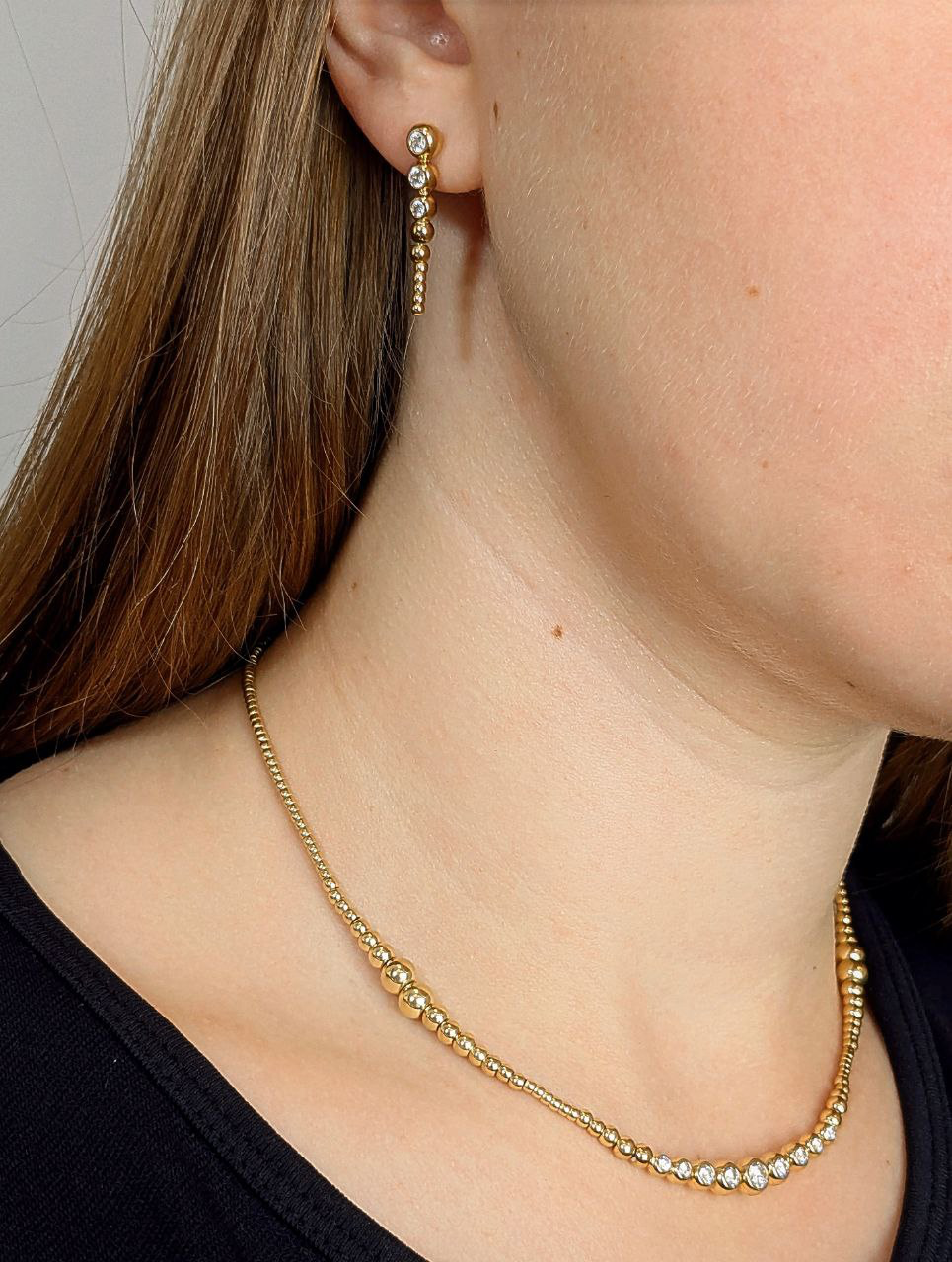 Gradient Necklace Stainless Steel
