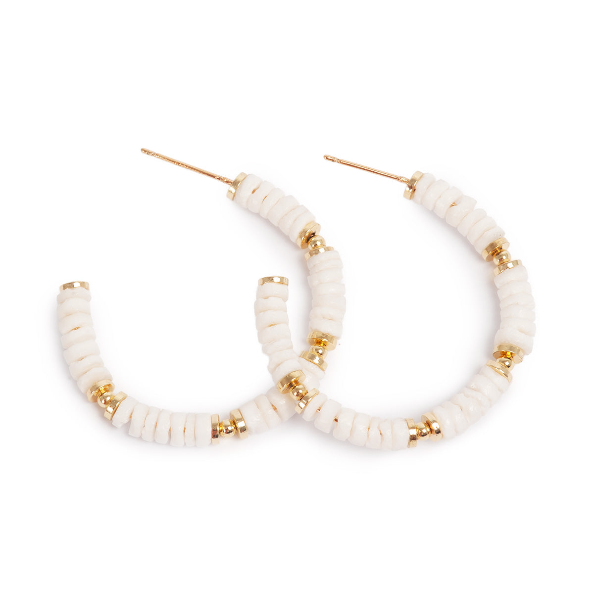 White tones Earrings