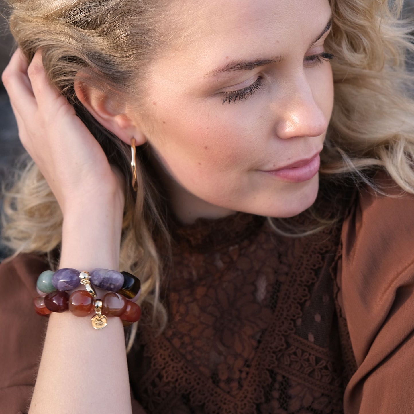 Sculptured Earrings