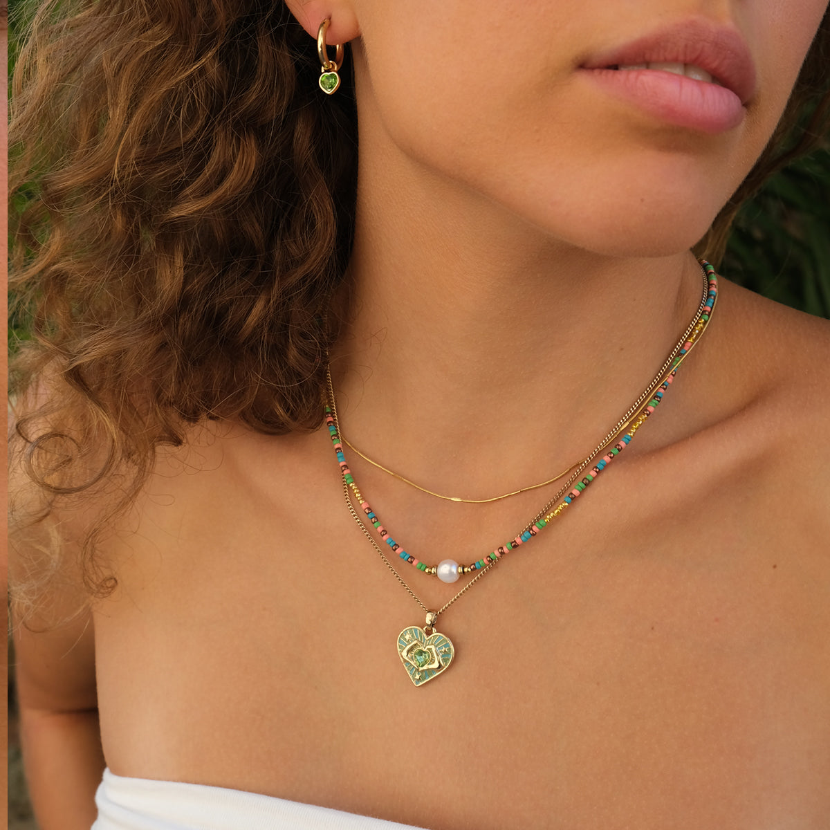 Green tones Earrings