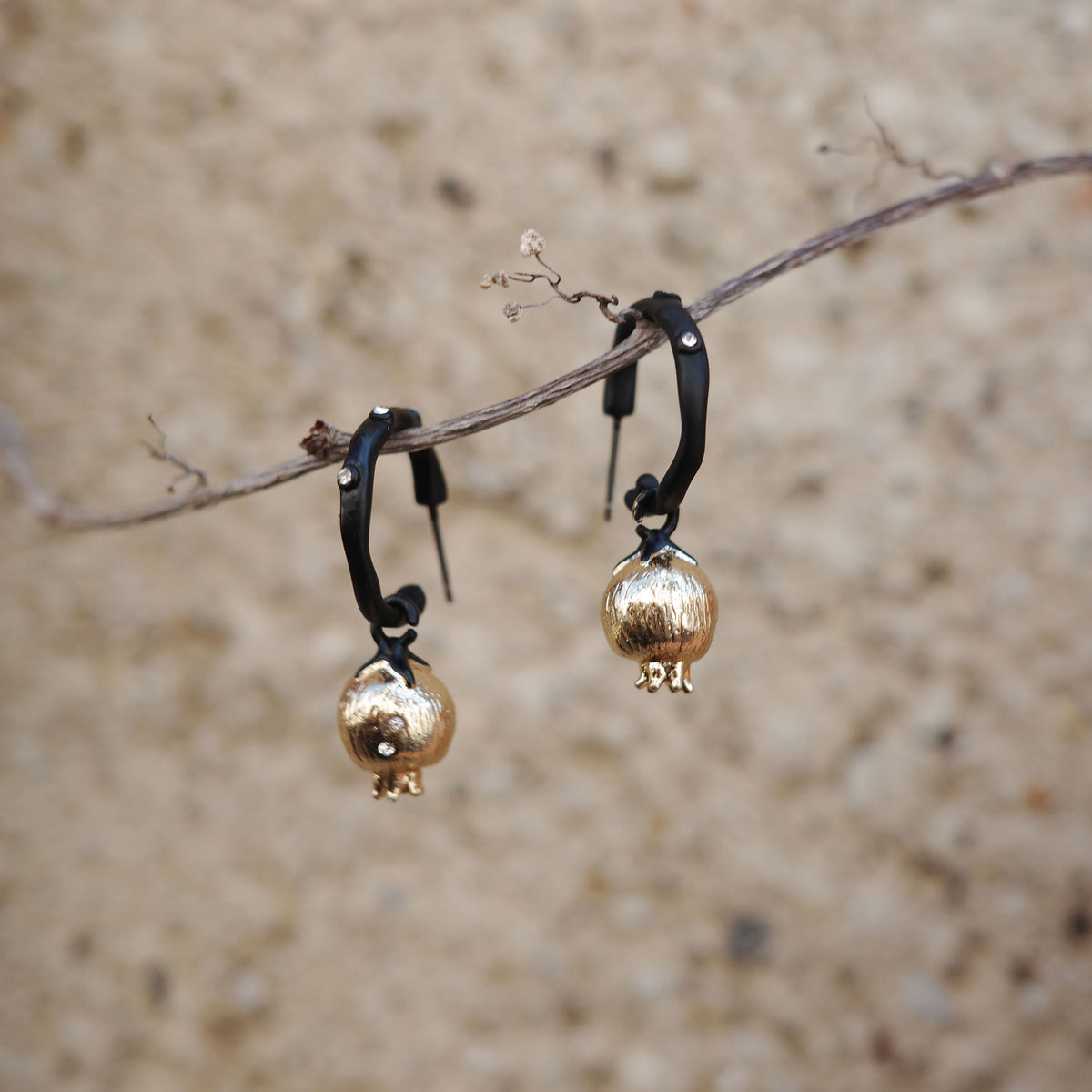 Rose hip Earrings