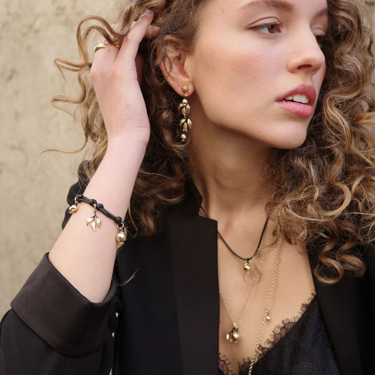 Rose hip Earrings