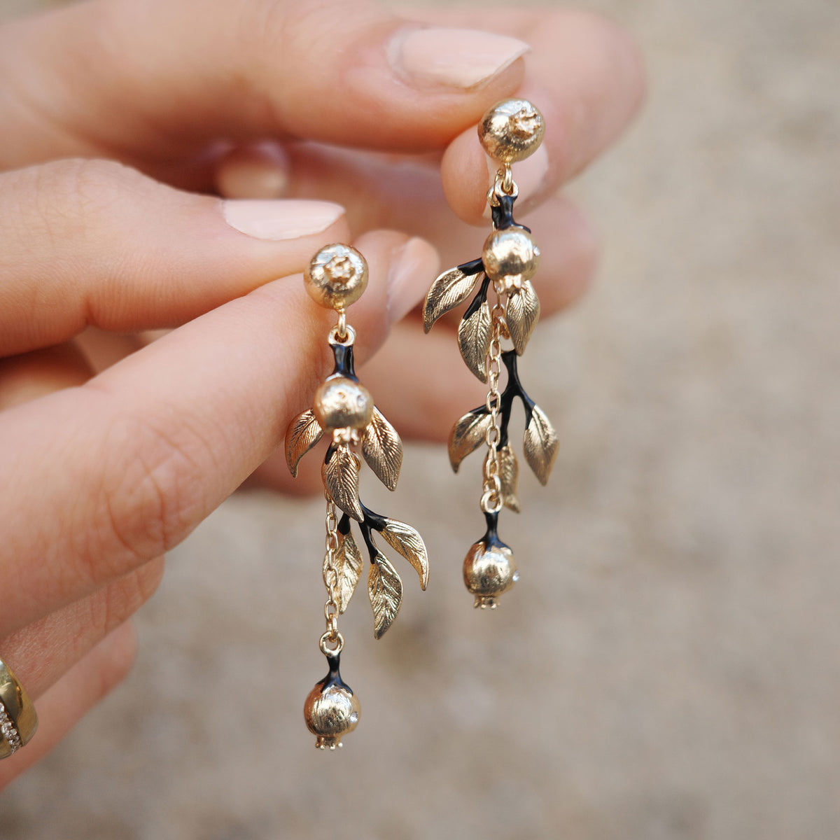 Rose hip Earrings