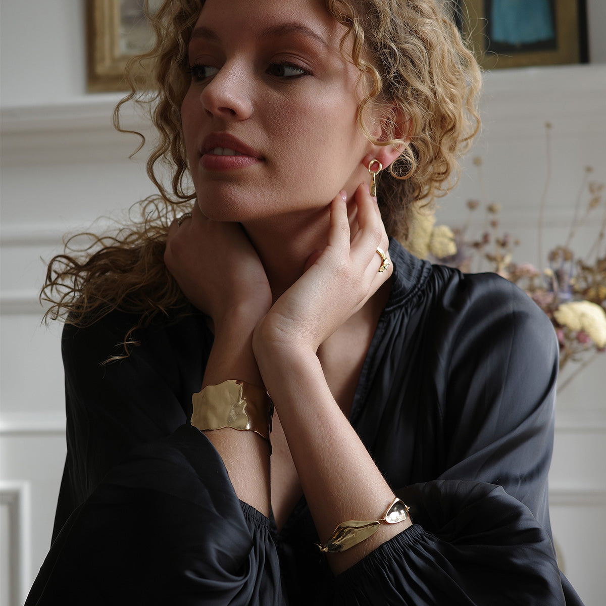 Soft as silk earrings