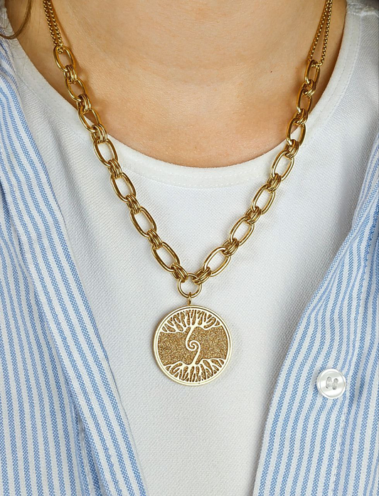 Tree of Life Necklace - Stainless Steel