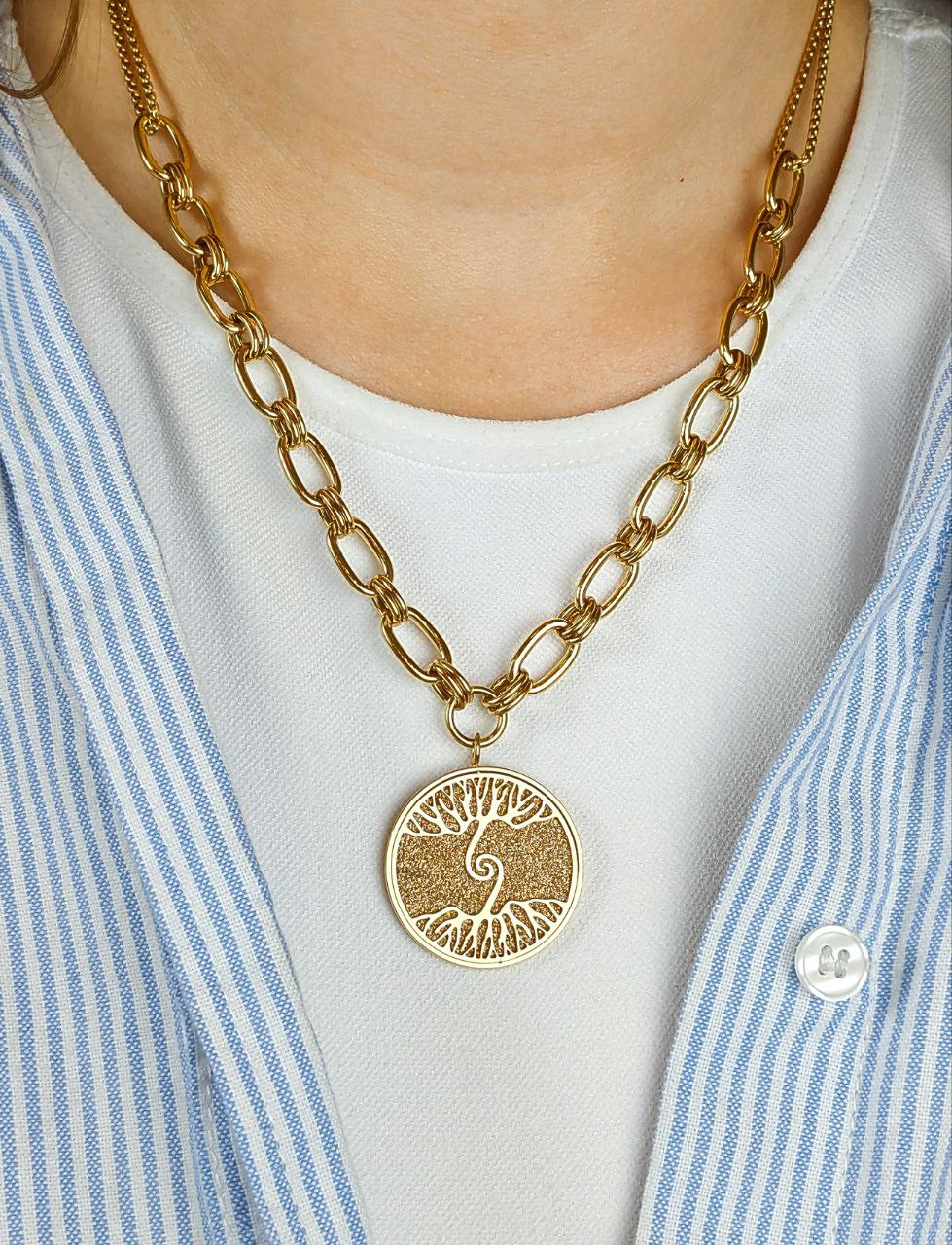 Tree of Life Necklace - Stainless Steel