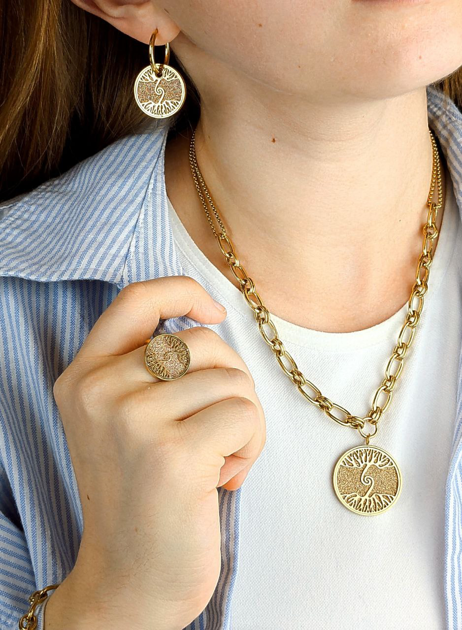 Tree of Life Necklace - Stainless Steel