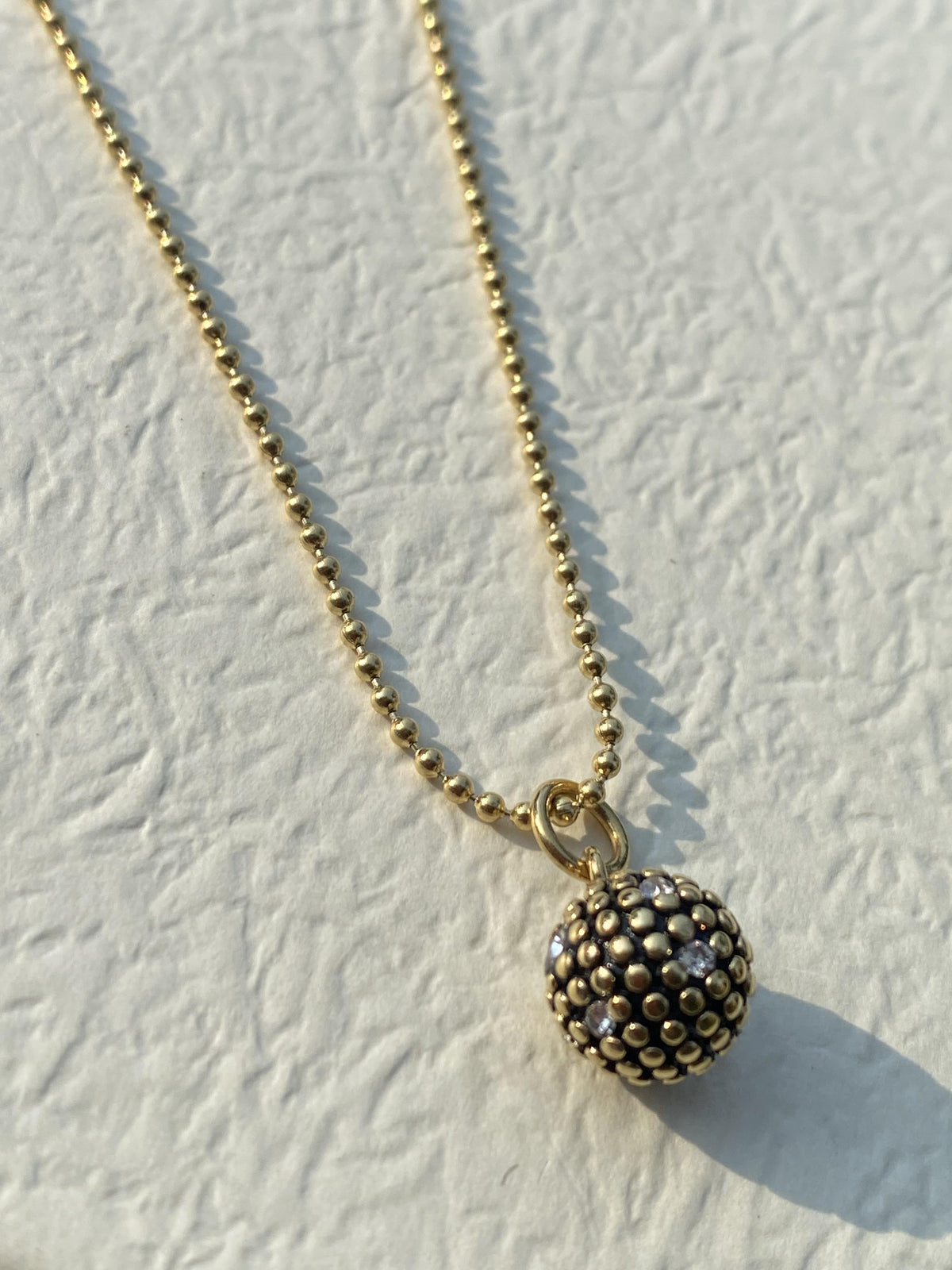 Honeycom Necklace Stainless Steel