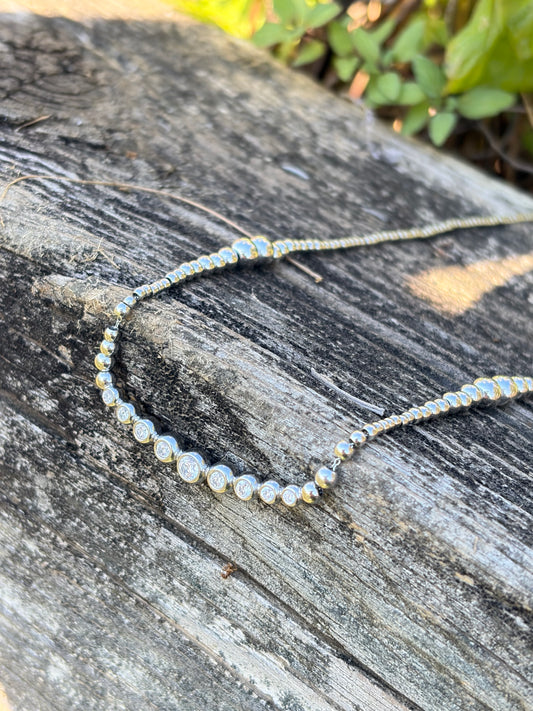 Gradient Necklace Stainless Steel