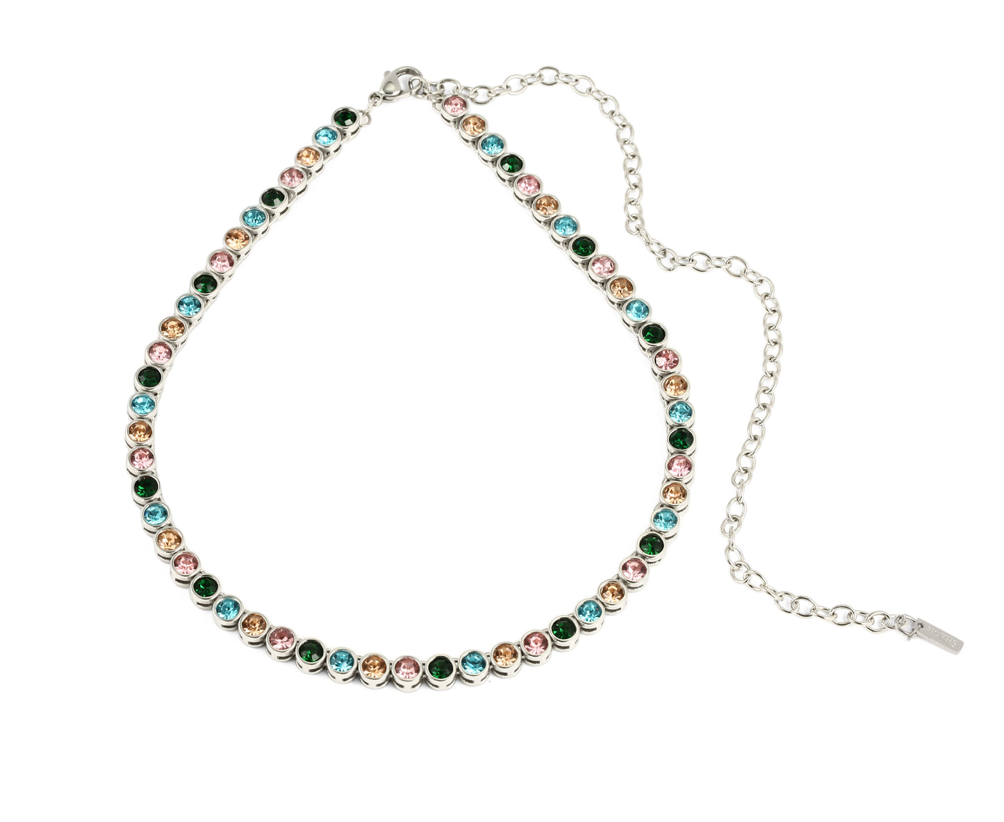 Multicolor Necklace Stainless Steel