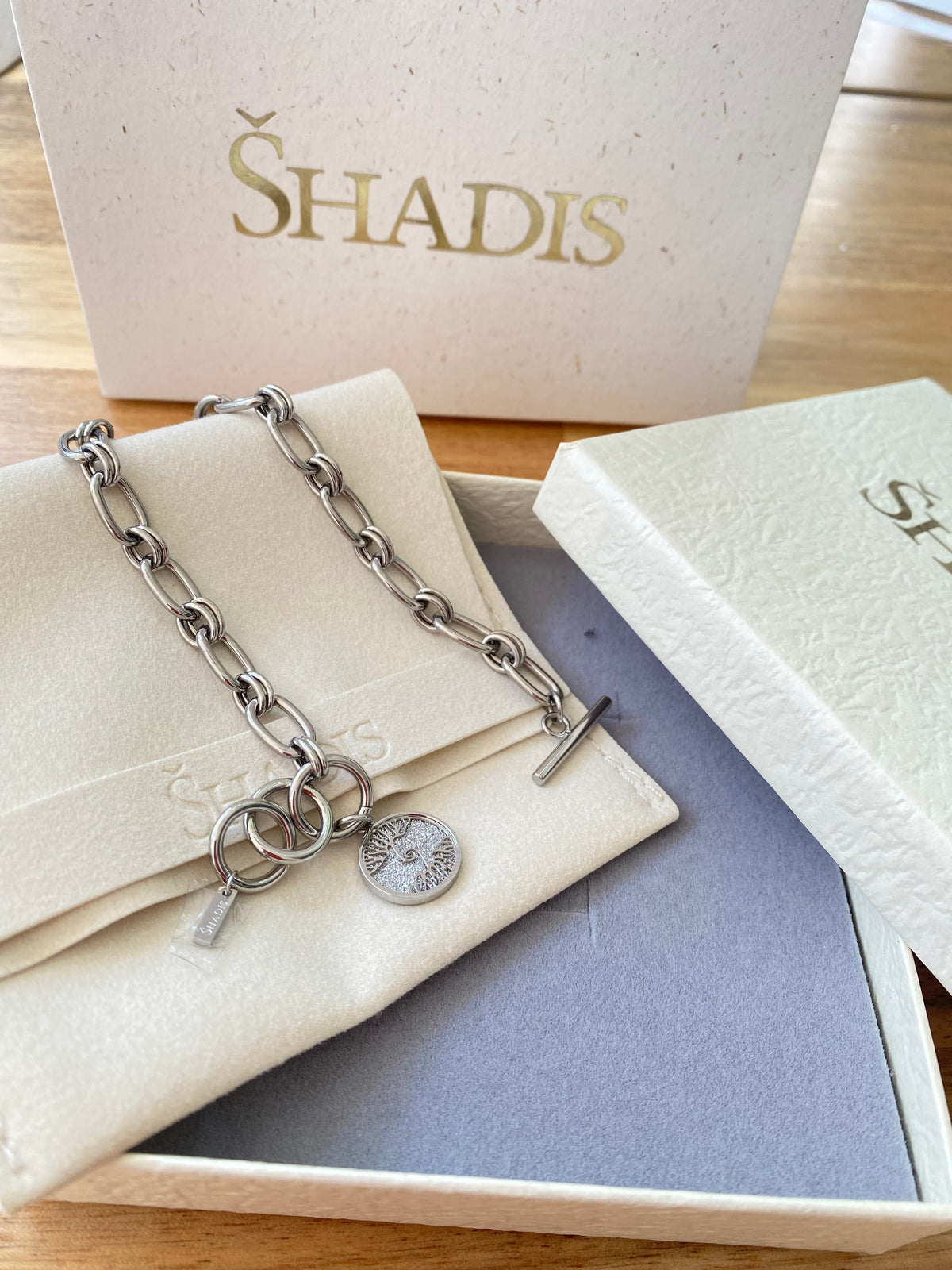 Stainless Steel Tree of Life Bracelet