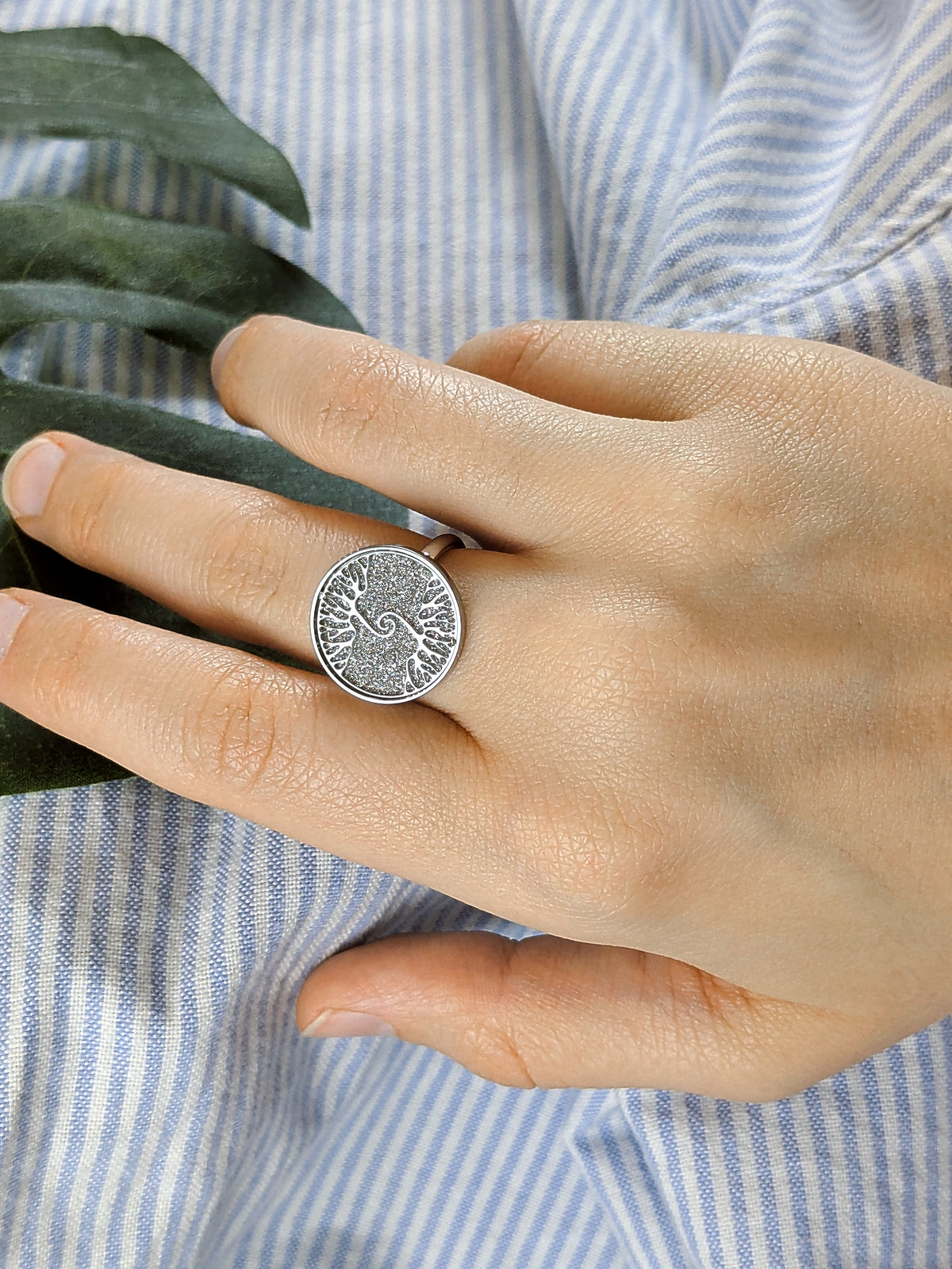 Tree of Life Ring - Stainless Steel